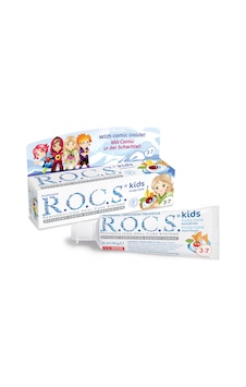 Rocs Kids 3-7 Yaş Meyve Külahı Tadında Florürsüz Diş Macunu - 45 G