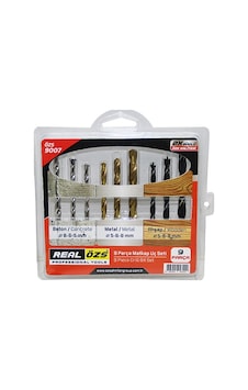 9 Parça Matkap Ucu Seti Beton - Metal - Ahşap - 5-6-8mm 9 Parça Matkap Ucu Seti Beton - Metal - Ahşap - 5-6-8mm