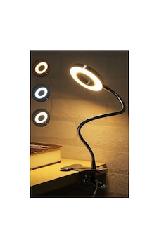 Mandallı Akrobatik Led Çalışma Okuma Işığı Ayarlanabilir 3 Renk Işık Siyah Masa Gece Lambası Siyah Mandallı Akrobatik Led Çalışma Okuma Işığı Ayarlanabilir 3 Renk Işık Siyah Masa Gece Lambası Siyah