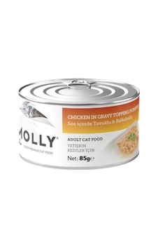 Molly Sos İçinde Tavuklu Ve Balkabaklı Tahılsız Yetişkin Kedi Konservesi 85 Gr Molly Sos İçinde Tavuklu Ve Balkabaklı Tahılsız Yetişkin Kedi Konservesi 85 Gr