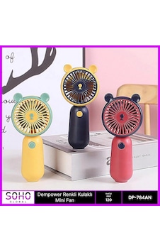 Renkli Kulaklı Mini Fan Renkli Kulaklı Mini Fan