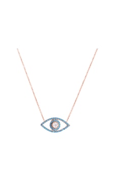 Zirkon Taşlı Pırlanta Montür Göz Desenli Rose Kaplama Gümüş Kolye Jwlera.com Da Rose Kaplama Gümüş Kolye Çeşitlerimizi İncelediniz Mi Hemen İncelemek İçin Tıkla Rose