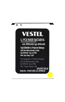Vestel Uyumlu Venüs V3 5580 Batarya Pil Vs-bat-3045 Vestel Uyumlu Venüs V3 5580 Batarya Pil Vs-bat-3045