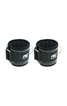 Musclecloth Deri Padded Ankle Cuff 2'li Paket Siyah Musclecloth Deri Padded Ankle Cuff 2'li Paket Siyah