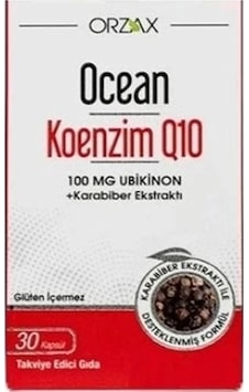 Orzax Ocean Koenzim Q10 30 Kapsül Orzax Ocean Koenzim Q10 30 Kapsül
