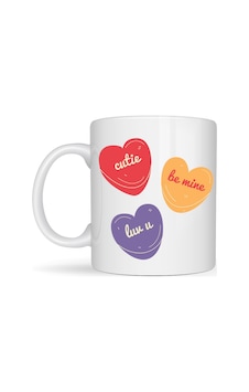 Bezos Cutie Be Mine Lyk U Porselen Kupa Model 9 - Sevgiliye Özel Tatlı Tasarım Bezos1 Çok Renkli Bezos Cutie Be Mine Lyk U Porselen Kupa Model 9 - Sevgiliye Özel Tatlı Tasarım Bezos1 Çok Renkli