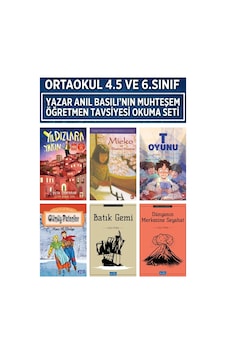 Ortaokul 4.5.ve 6.sınıf Yıldızlara Yakın,mieko,t Oyunu,gümüş Patenler,batık Gemi,dünyanın Merkezine Seyahat 6 Kitap Set Ortaokul 4.5.ve 6.sınıf Yıldızlara Yakın,mieko,t Oyunu,gümüş Patenler,batık Gemi,dünyanın Merkezine Seyahat 6 Kitap Set