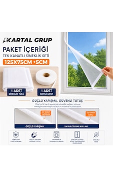 Pencere Tül Sineklik 125x75 Cm Tek Kanat Diğer Pencere Tül Sineklik 125x75 Cm Tek Kanat Diğer