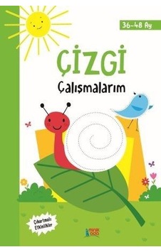 Çizgi Çalışmalarım 36-48 Ay- Minik Ada