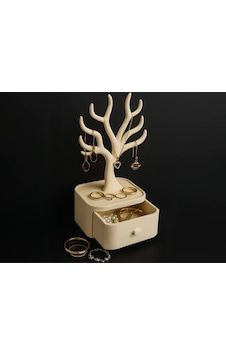Ağaç Tasarımlı Çekmeceli Takı Standı - 3d Baskı Dekoratif Kolye Küpe Askısı Ve Mücevher Organizeri Ağaç Tasarımlı Çekmeceli Takı Standı - 3d Baskı Dekoratif Kolye Küpe Askısı Ve Mücevher Organizeri