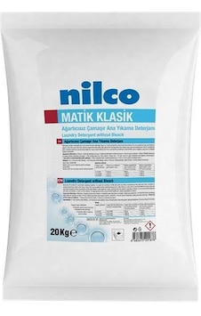 Nilco Matık Klasık 20kg Ağartıcısız Ana Yıkama Toz Deterjan Nilco Matık Klasık 20kg Ağartıcısız Ana Yıkama Toz Deterjan
