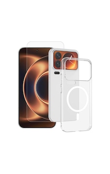 Teleplus Xiaomi 17 Pro Max Kılıf London Manyetik Şarj Özellikli Pc Kapak + Nano Ekran Koruyucu Şeffaf Teleplus Xiaomi 17 Pro Max Kılıf London Manyetik Şarj Özellikli Pc Kapak + Nano Ekran Koruyucu Şeffaf
