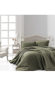 Şaheser Home Collection Jakarlı Yatak Örtüsü Seti Liv Haki Çok Renkli Şaheser Home Collection Jakarlı Yatak Örtüsü Seti Liv Haki Çok Renkli