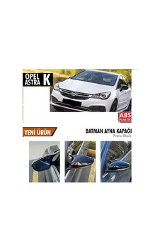 Opel Astra K 2015 Sonrası Batman Yarasa Ayna Kapağı parlak Siyah