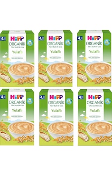 Hipp Organik Yulaflı Tahil Bazlı 4+ Ay Kaşık Maması 6 x 200 G Hipp Organik Yulaflı Tahil Bazlı 4+ Ay Kaşık Maması 6 x 200 G
