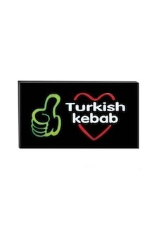Işıklı Tak Çalıştır Hazır Tabela Turkish Kebap Işıklı Tak Çalıştır Hazır Tabela Turkish Kebap
