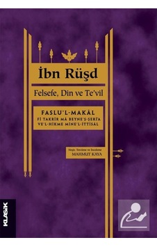 Felsefe, Din ve Te'vil / İbn Rüşd 9789752484405