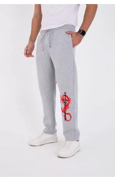 Tarzyeri Kışlık Üç İplik Baskılı Eşofman Pantolon - Gri 001 Tarzyeri Kışlık Üç İplik Baskılı Eşofman Pantolon - Gri 001