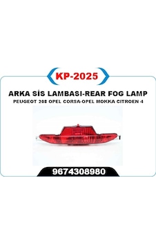 Kaya Kp2025 Reklektör Arka Tampon Orta Opel Corsa F 19 Mokka 20 Peugeot P208 15 Cıtroen C4 20 Ds3 18 9674308980 - Kaya Kp2025 Reklektör Arka Tampon Orta Opel Corsa F 19 Mokka 20 Peugeot P208 15 Cıtroen C4 20 Ds3 18 9674308980 -