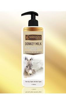 Naturel Donkey Milk Eşek Sütlü Şampuan 500 Ml Besleyici Saç Bakım Tüm Saç Tipleri