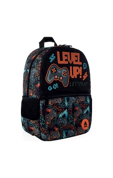 Küçük Çocuk Mini Çanta, Level Up Siyah - Turuncu Küçük Çocuk Mini Çanta, Level Up Siyah - Turuncu