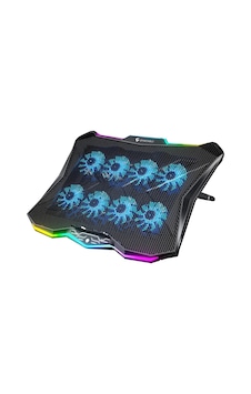Laptop Soğutma Standı 7 Kademeli Rgb Gaming Notebook Soğutucu, 9-17.3 İnç Uyumlu, 8 Fanlı Sessiz Profesyonel Soğutma Standı Laptop Soğutma Standı 7 Kademeli Rgb Gaming Notebook Soğutucu, 9-17.3 İnç Uyumlu, 8 Fanlı Sessiz Profesyonel Soğutma Standı