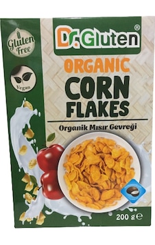 Dr. Gluten Organik Mısır Gevreği Glutensiz 200 G