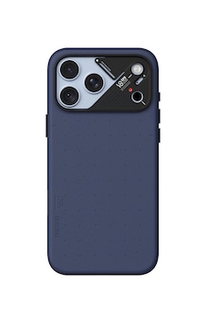 A18 İphone 18 Pro Uyumlu Vegan Deri Kamera Korumalı Kılıf Koyu Mavi A18 İphone 18 Pro Uyumlu Vegan Deri Kamera Korumalı Kılıf Koyu Mavi