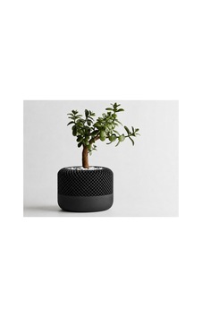 Alvera Modern File Desenli Dekoratif Saksı Minimal Çiçek Saksısı, Ev Ve Ofis Bitki Saksısı - Siyah Alvera Modern File Desenli Dekoratif Saksı Minimal Çiçek Saksısı, Ev Ve Ofis Bitki Saksısı - Siyah