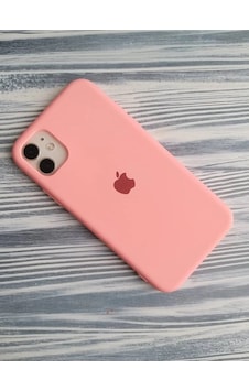 Apple Uyumlu iPhone 11 Kılıf Logolu Lansman Şeker Pembe Apple Uyumlu iPhone 11 Kılıf Logolu Lansman Şeker Pembe