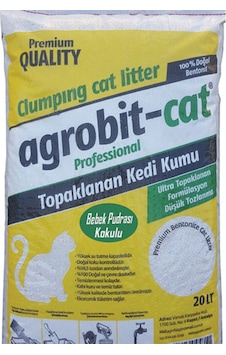 Agrobit Cat Bebek Pudrası Kokulu Doğal Bentonit Kedi Kumu 20 L Agrobit Cat Bebek Pudrası Kokulu Doğal Bentonit Kedi Kumu 20 L