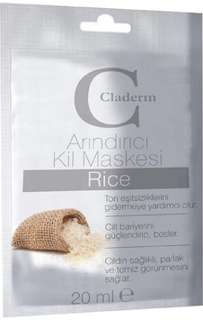 Claderm Kil Maskesi 20 ml Sachet – Rice Claderm Kil Maskesi 20 ml Sachet – Rice