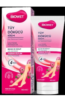 Biowet Hassas Ciltler İçin Tüy Dökücü Krem 40 ML Biowet Hassas Ciltler İçin Tüy Dökücü Krem 40 ML