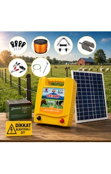 Bekçi 6.9j 10000m2 Güneş Enerjili - Sensörlü Elektrikli Çit Sistemi Bekçi 6.9j 10000m2 Güneş Enerjili - Sensörlü Elektrikli Çit Sistemi