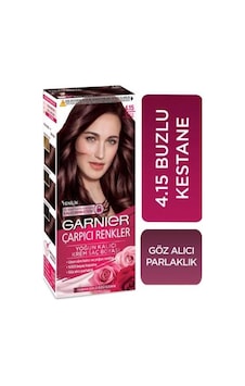 Garnıer Çarpıcı Renkler Krem Saç Boyası 4.15 Buzlu Kestane Garnıer Çarpıcı Renkler Krem Saç Boyası 4.15 Buzlu Kestane
