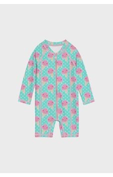 Slipstop Yummy Long Sleeve Desenli Uv Korumalı Mayo Kız Çocuk Mayo Sm2671001302 Turkuaz-pembe Slipstop Yummy Long Sleeve Desenli Uv Korumalı Mayo Kız Çocuk Mayo Sm2671001302 Turkuaz-pembe