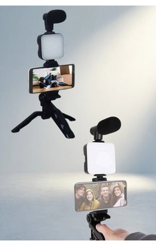 Kompakt Video Yapım Kiti Mini Tripod Ve Led Işık - 499 - Kompakt Video Yapım Kiti Mini Tripod Ve Led Işık - 499 -