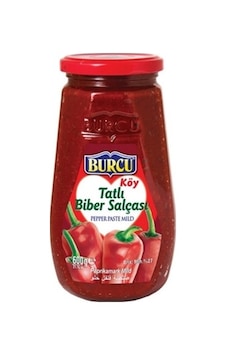 Burcu Ev Tipi Tatlı Biber Salçası 4 x 600 G Burcu Ev Tipi Tatlı Biber Salçası 4 x 600 G