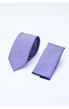 İmza Mor Kuş Gözü Desen 7 Cm Kravat 1090260100