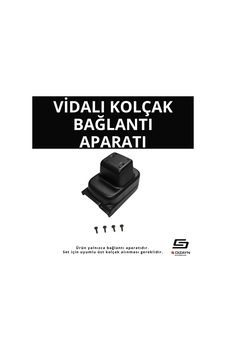 S-dizayn Fiat 500l Abs Vidalı Kol Dayama Kolçak Alt Adaptör 2012 Üzeri A+kalite