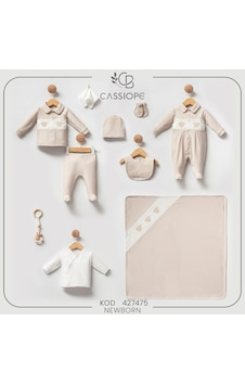 Cassiope Kabartmalı Ayı Desen 10'lu Bebek Hastane Çıkışı 427475 Kahverengi Cassiope Kabartmalı Ayı Desen 10'lu Bebek Hastane Çıkışı 427475 Kahverengi
