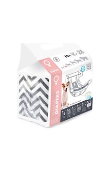 Diapers Dişi Köpekler İçin Külot Bez Small 10 Lu 27,5x37 Cm Diapers Dişi Köpekler İçin Külot Bez Small 10 Lu 27,5x37 Cm