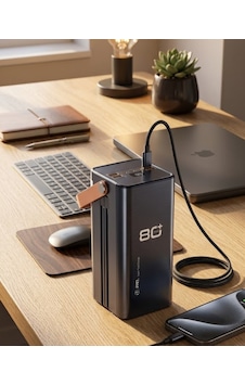 Yüksek Kapasiteli 80000 Mah Hızlı Özellikli Çok Portlu 20w Powerbank Siyah Yüksek Kapasiteli 80000 Mah Hızlı Özellikli Çok Portlu 20w Powerbank Siyah