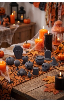 Zeroxo Halloween Dekor Figür Seti 12 Parça Tabut Kabak Kedi Kafatası 4x6 Cm Zeroxo Halloween Dekor Figür Seti 12 Parça Tabut Kabak Kedi Kafatası 4x6 Cm