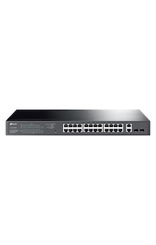 Tp-lınk Tl-sg1428pe 24 Port Gıgabıt + 2xgıgabıt Rj45/sfp Uplınk Yönetilebilir 250w Poe Rackmount Swıtch