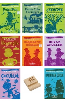 İş Çocuk Klasikleri 8-13 Yaş Peterpan Demiryolu Çekirdek İlkgençlik Beyazgeceler Babalaroğul 8li Set İş Çocuk Klasikleri 8-13 Yaş Peterpan Demiryolu Çekirdek İlkgençlik Beyazgeceler Babalaroğul 8li Set