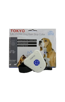 Tokyo Köpek Ultrasonik Havlama Tasması Gri