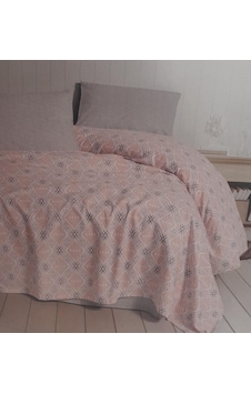 Cb Fixe Çift Kişilik Pike Takımı Fine Pembe Çok Renkli