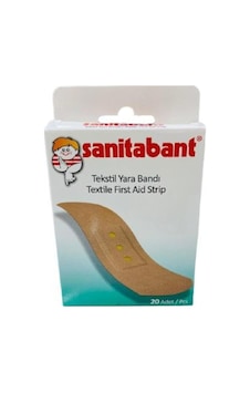 Sanitabant Bez Tekstil Yara Bandı 20 Adet Sanitabant Bez Tekstil Yara Bandı 20 Adet