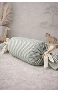 Pötikareli Bebek Ve Çocuk Odası Dekoratif Silindir Yastık - %100 Pamuklu Sünger Dolgulu 15x30 Yeşil Pötikareli Bebek Ve Çocuk Odası Dekoratif Silindir Yastık - %100 Pamuklu Sünger Dolgulu 15x30 Yeşil